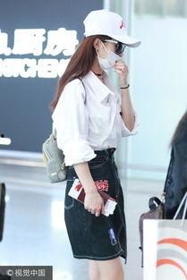 赵丽颖短裙图片,时尚风采尽显